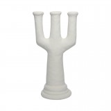 CANDLE HOLDER O COUNTRY CERAMICS WHITE